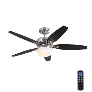 brushed nickel home decorators collection ceiling fans with lights fc bjrl bn