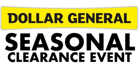 dollar general seasonal clearance event