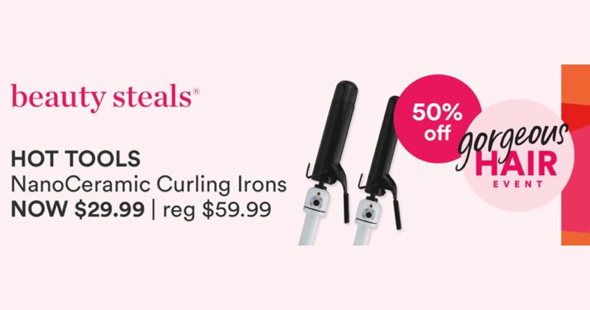 hot tools curling iron