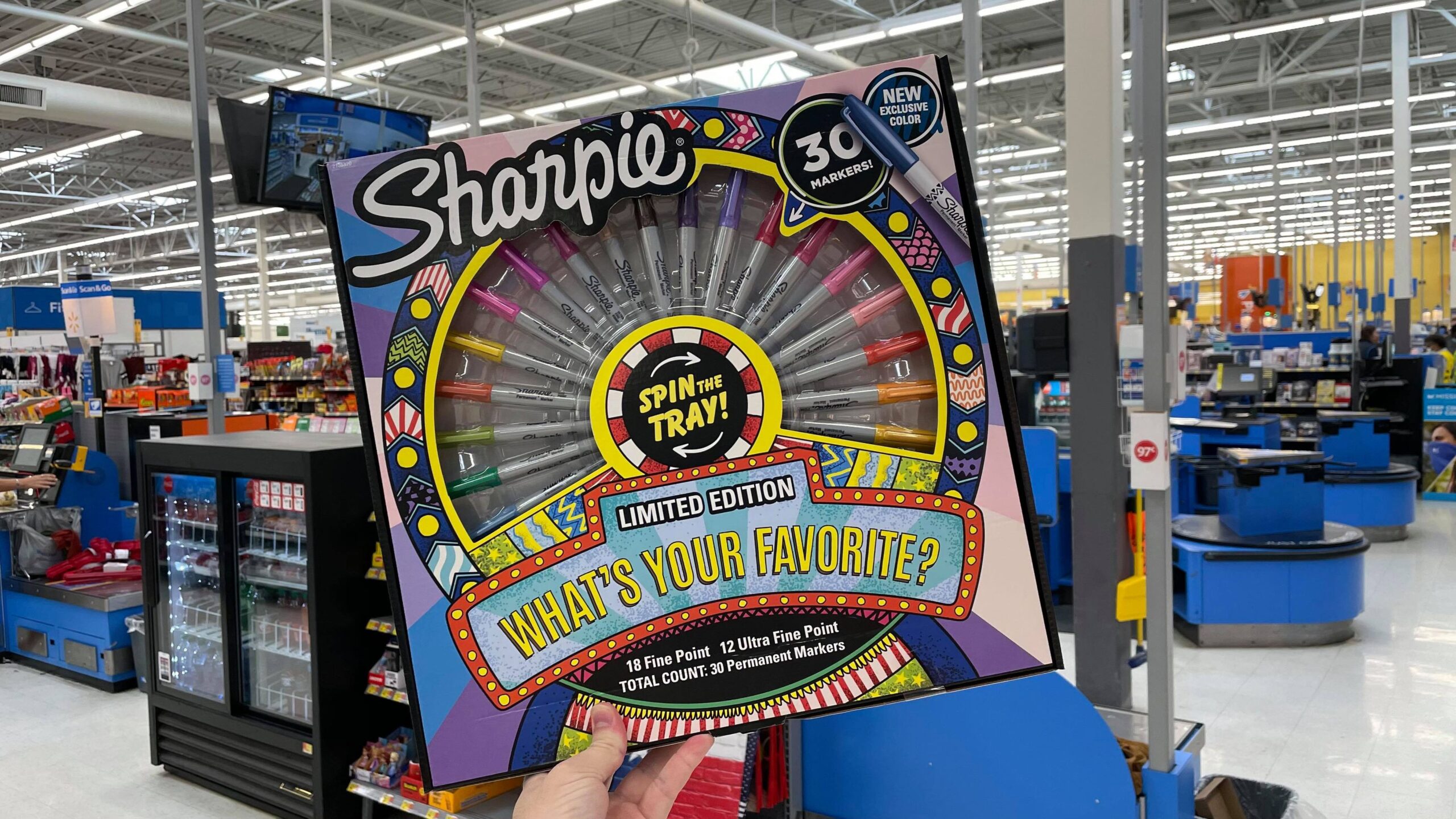 Walmart Clearance Find Sharpie Permanent Markers With Spinning Tray