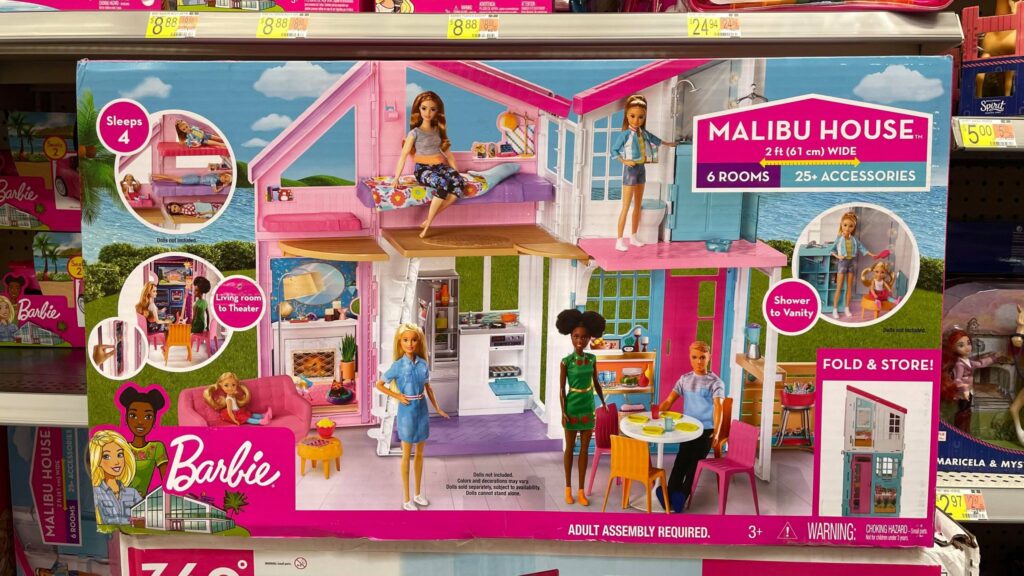 barbie estate malibu house playset for $49