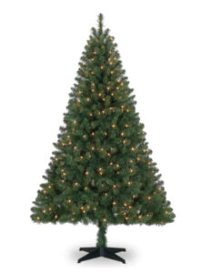 ft Pre Lit Windham Spruce Artificial Christmas Tree