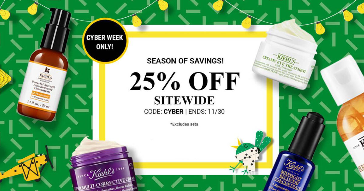 Kiehls Cyber Week Sale