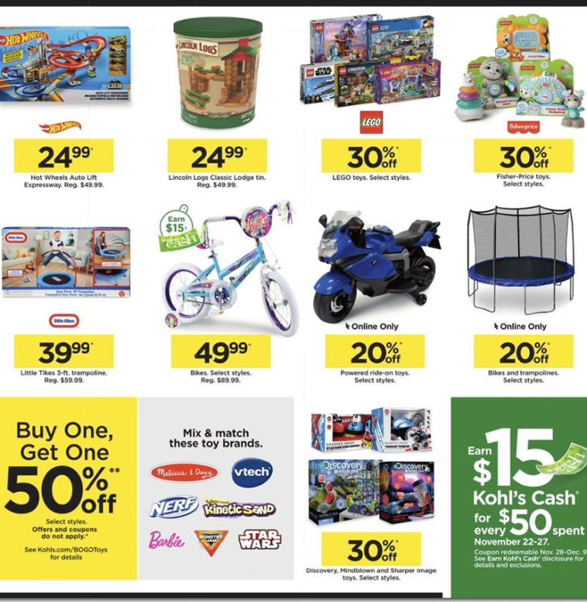 Kohls Black Friday G