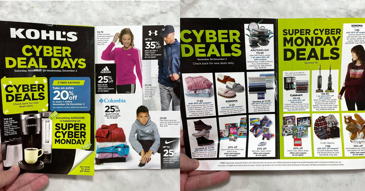 Kohl's Super Cyber Deals Are Live The Freebie Guy® ️️️