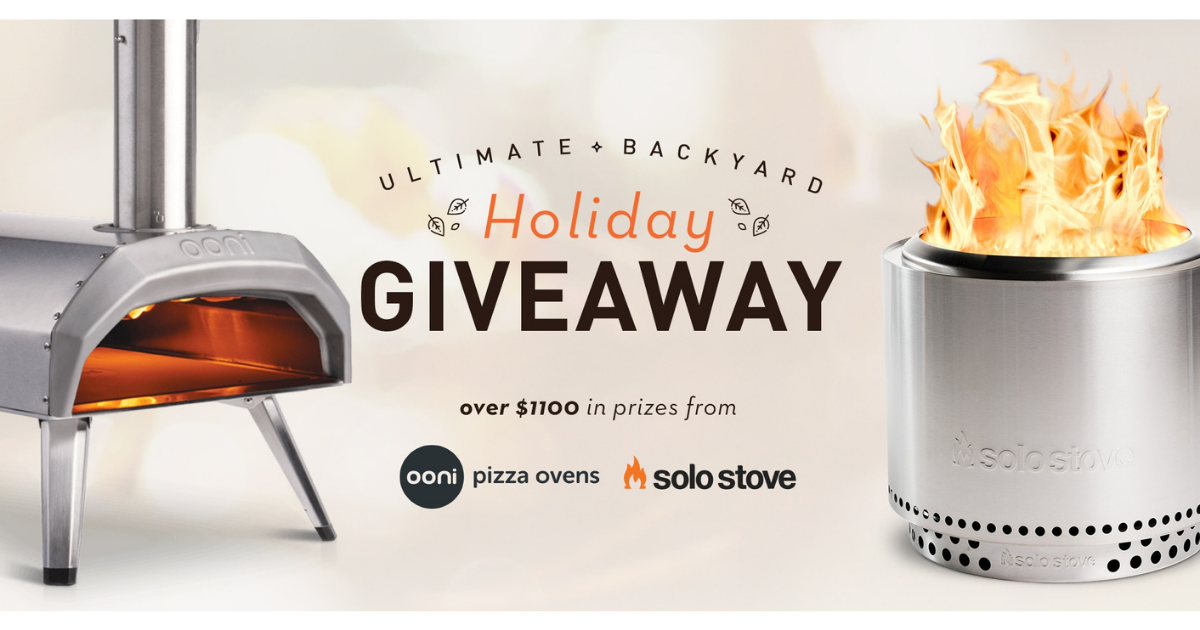 Solo Stove & Ooni Ultimate Holiday Backyard Giveaway The Freebie Guy®