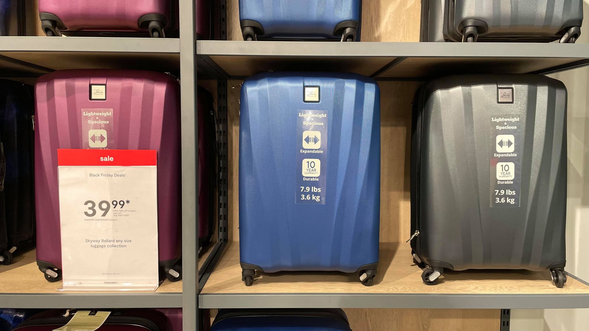 jc penney luggage sale