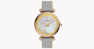 fossil heather watch