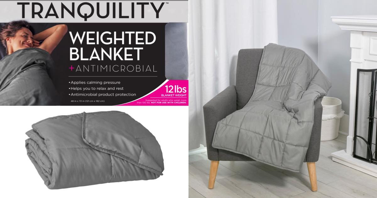 WALMART 12LB WEIGHTED BLANKET ONLY $17 - The Freebie Guy®