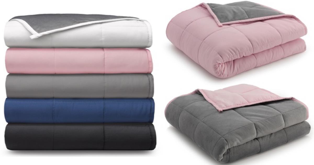 Macy's 12lb Reversible AnitAnxiety Weighted Blankets 37.99 Shipped