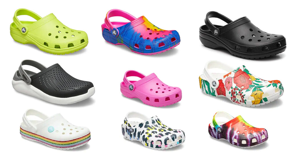 womens croc styles