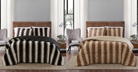 Faux Fur Comforter sets