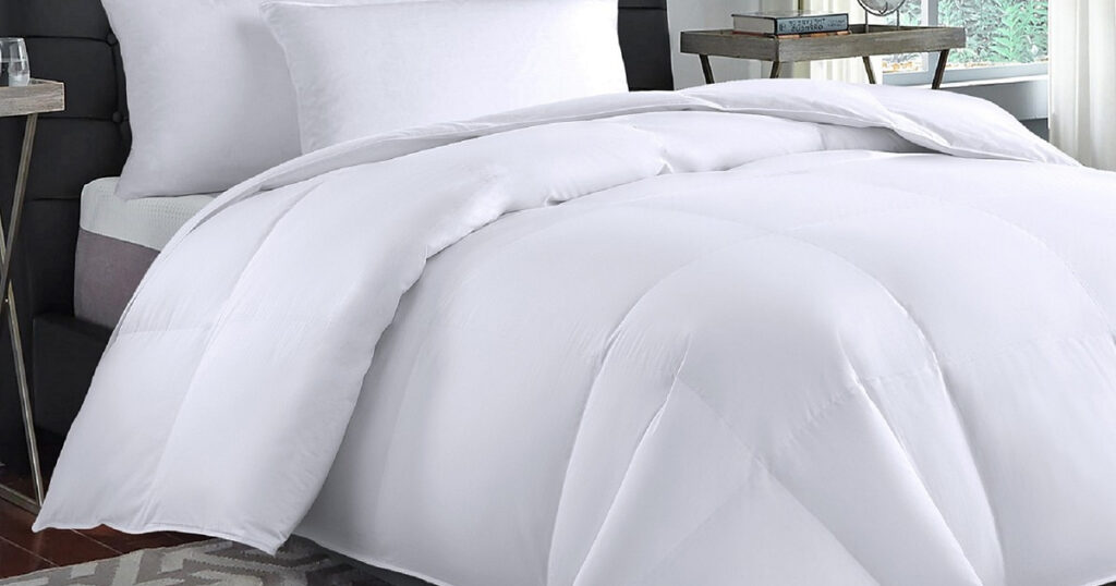 Royal Luxe Goose Feather & Down Comforter Only 49.99 Any Size (Reg