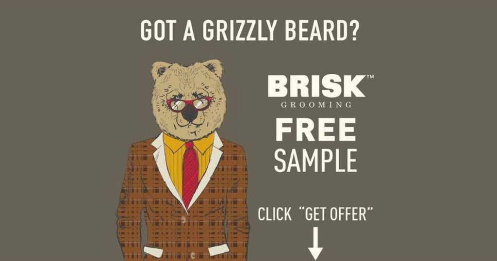 Free Brisk Grooming Beard Product Samples The Freebie Guy®