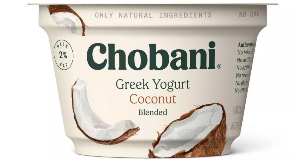 FREE Chobani Coconut Yogurt Single Serve Cup at Kroger - The Freebie Guy®