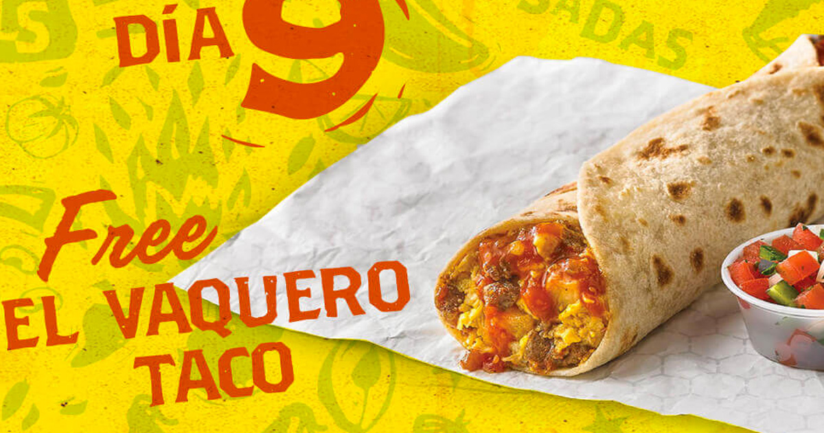 FREE El Vaquero Tacos at 7Eleven and Stripes Stores (12/24 Only) The