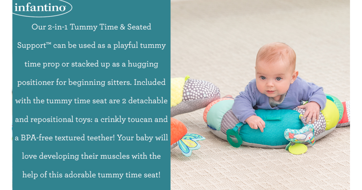 Apply to Test an Infantino 2in1 Tummy Time & Seated Support The