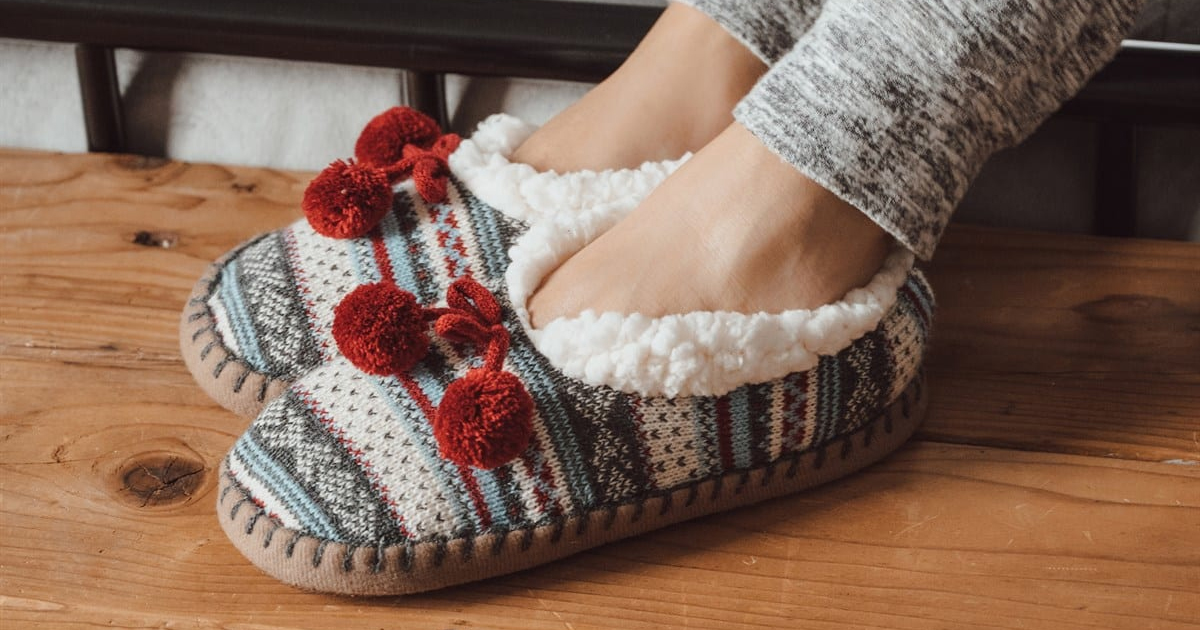 muk luks pom ballerina slippers
