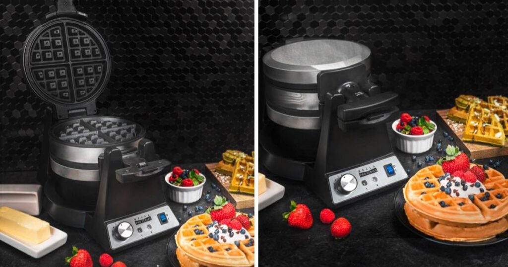 BEST BUY Bella Pro Series Belgian Flip Waffle Maker 39.99 + FREE
