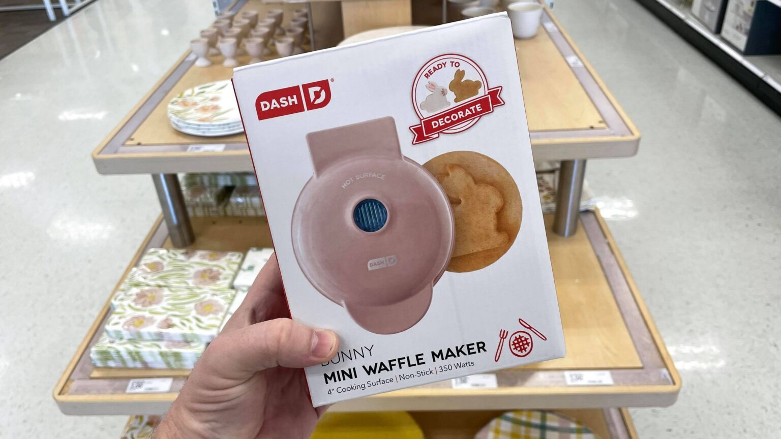 TARGET DASH BUNNY SHAPED MINI WAFFLE MAKER ONLY 9.99 The Freebie Guy®