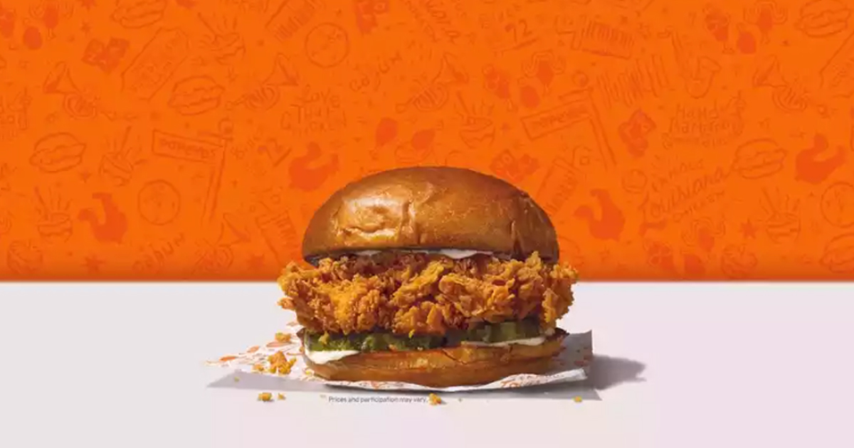 FREE CHICKEN SANDWICH FROM POPEYES The Freebie Guy®