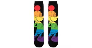 mickey mouse rainbow socks