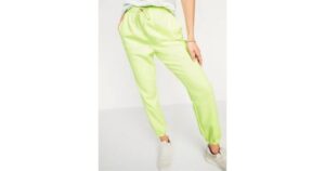 neon extra high joggers