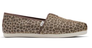 toms glitter animal print shoes