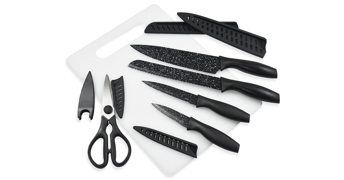 Pc Cutlery Cutting Board Set