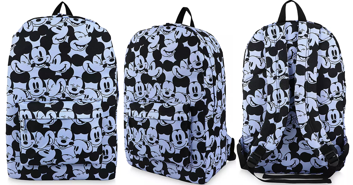 sparkly mickey mouse backpack