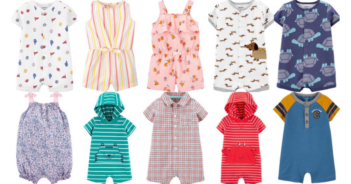 CARTER'S Doorbuster Deal on Kids Rompers The Freebie Guy®
