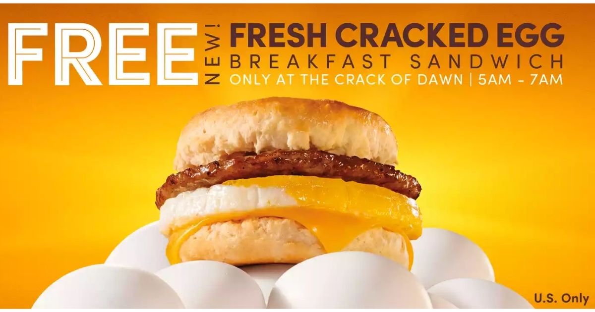 Free Tim Horton's Fresh Cracked Egg Breakfast Sandwich - The Freebie