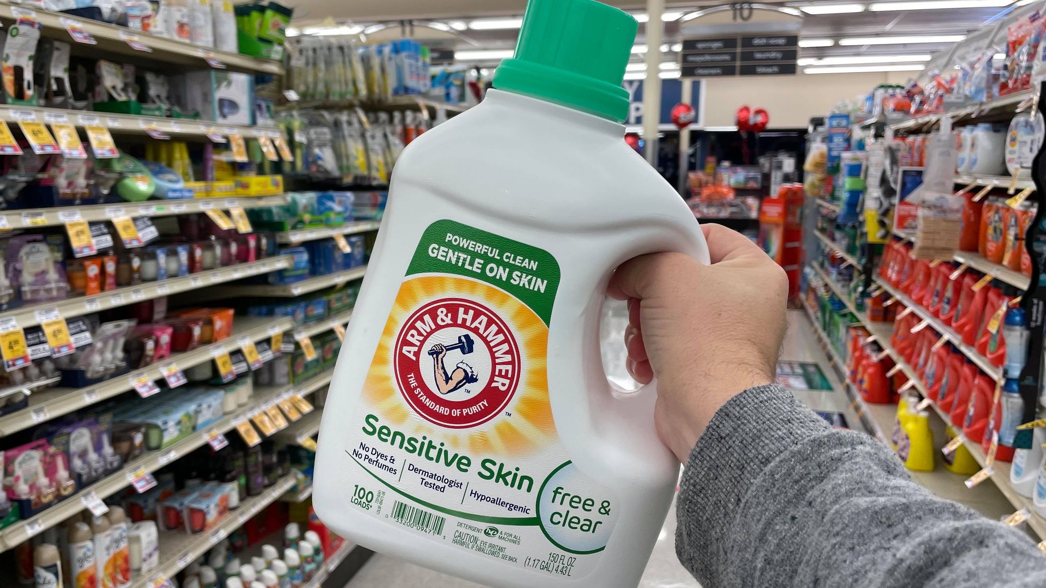 ARM & HAMMER FREE & CLEAR LAUNDRY DETERGET ONLY AS LOW AS 5.23 (100