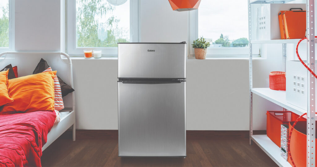 WALMART GALANZ TWO DOOR MINI FRIDGE ONLY 114 Shipped The Freebie Guy®