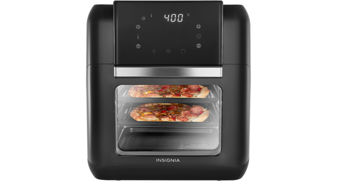 BEST BUY INSIGNIA 10QT DIGITAL AIR FRYER ONLY 50 (REG. 130) The