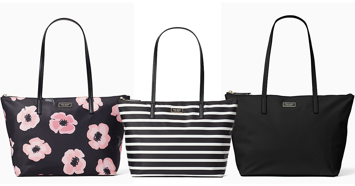 kate spade hayden zip top tote