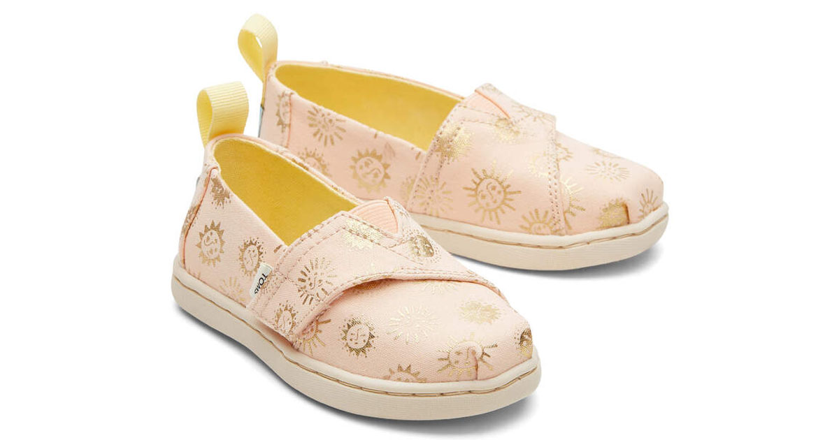 Tiny Apricot Foil Sunny Days Print