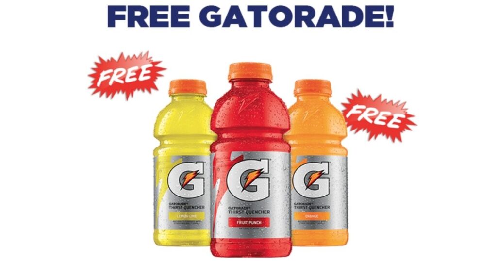 Free Gatorade with Your FAS Rewards! The Freebie Guy®