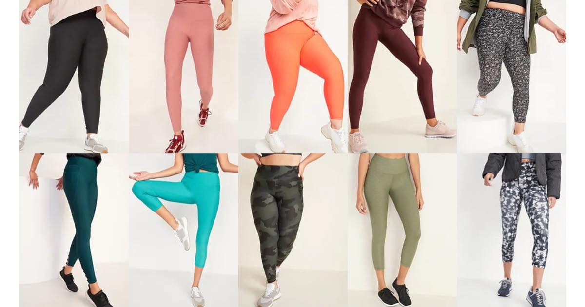 OLD NAVY - Women's Workout Elevate Leggings with Powersoft JUST $19 ...