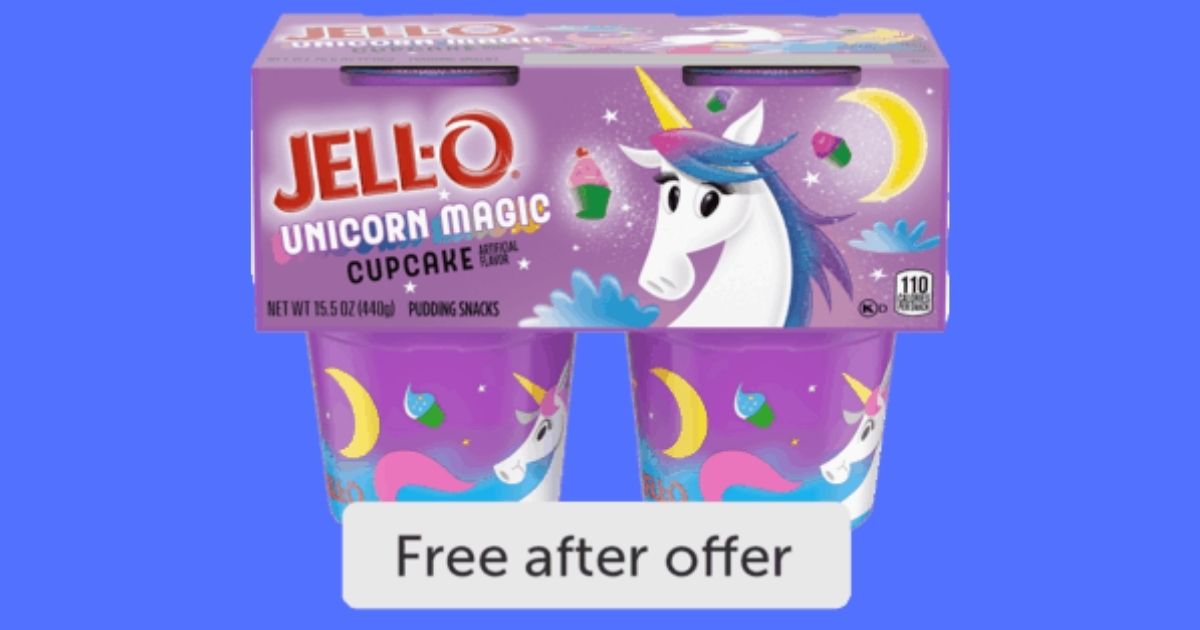 Free JellO Unicorn Magic Cupcake Pudding (Ibotta Offer) The Freebie Guy®