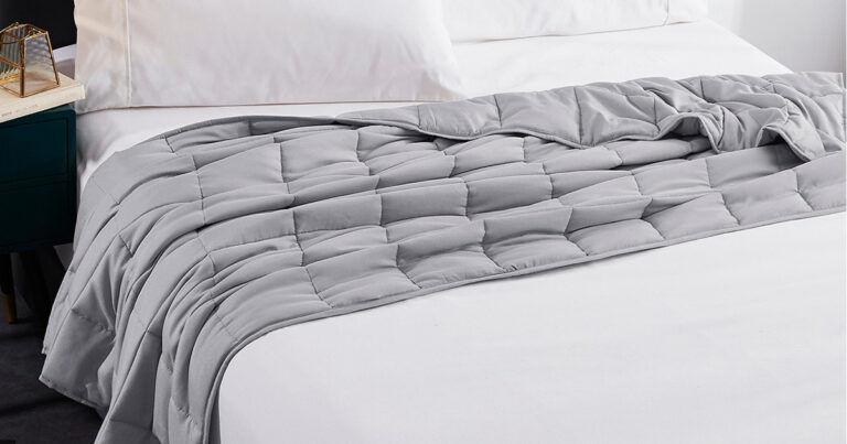 MACY'S - PUR SERENITY MICROFIBER 12LB WEIGHTED BLANKET ONLY $19.99