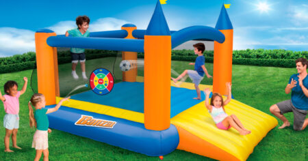 Banzai Slide n Score Inflatable Bounce House