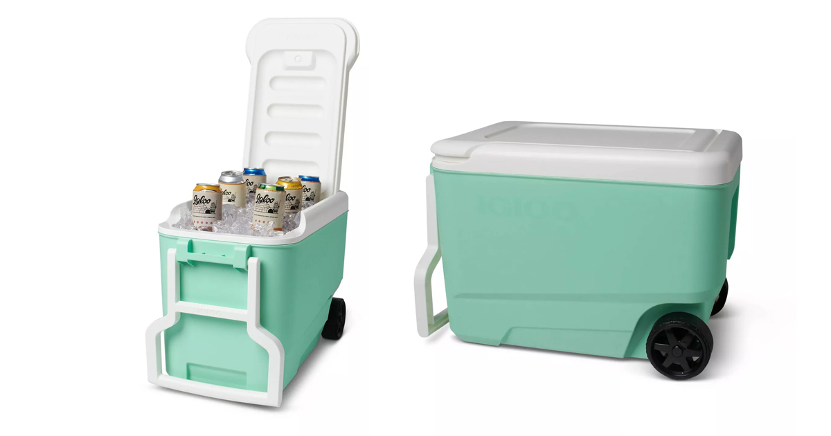 TARGET IGLOO WHEELIE COOL 38QT PORTABLE COOLER ONLY 19.99 The Freebie Guy® ️️️