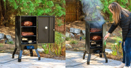 Masterbuilt Analog Electric Smoker in Black