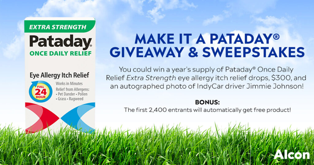 Free Extra Strength Pataday Eye Allergy Itch Relief Product The