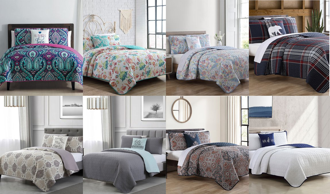 ZULILY 4 PIECE QUILT SETS ONLY 27.99 The Freebie Guy® ️️️