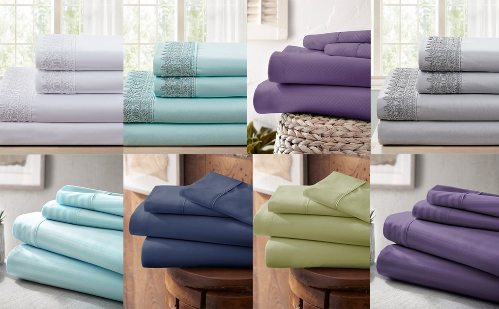 ZULILY 4PC SHEET SETS ONLY 14.99 The Freebie Guy® ️️️