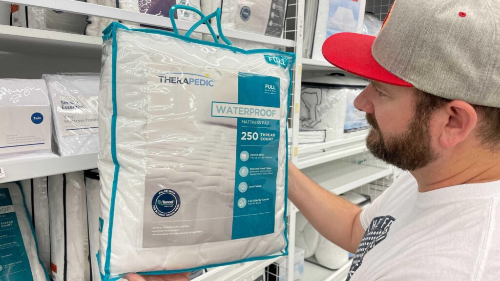 bed bath and beyond mattress protector queen
