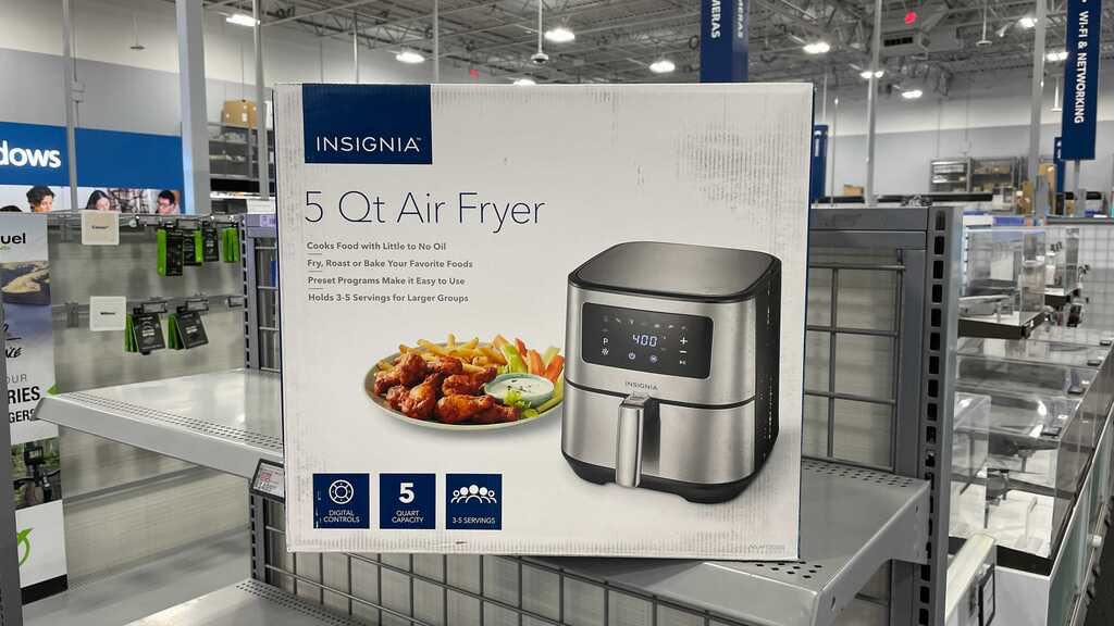 BEST BUY Insignia 5QT Stainless Steel Digital Air Fryer 49 SHIPPED