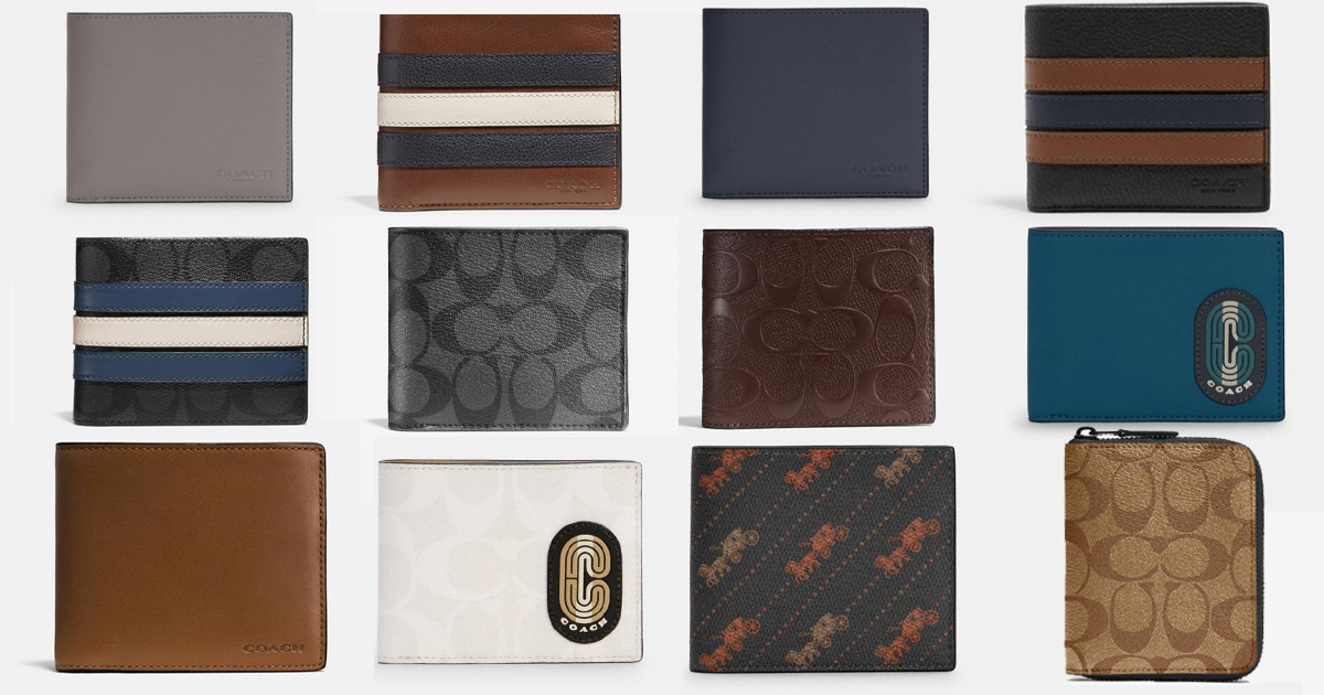 Coach Outlet - Men's Wallets Up to 65% OFF + Extra 15% OFF - The Freebie  Guy®